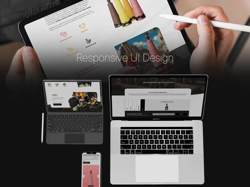 Clearbev website responsive